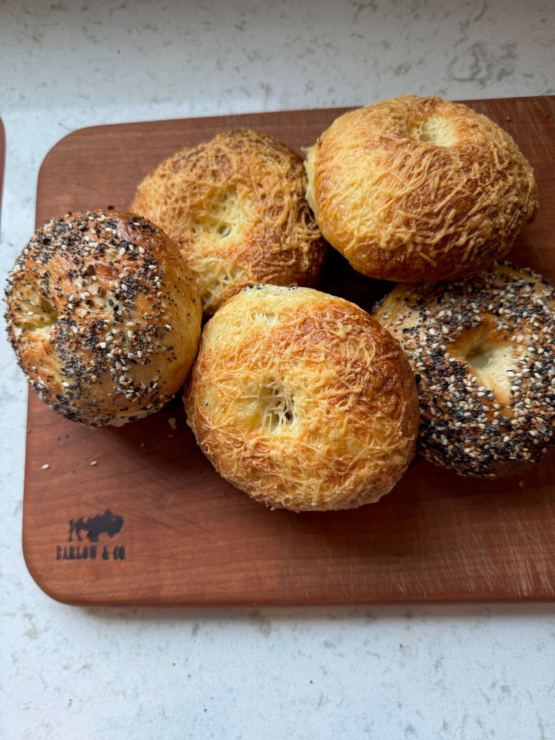 Discard Sourdough Bagels