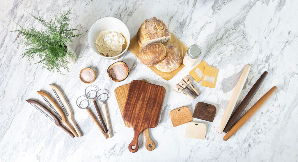 handmade sourdough and baking tools and products